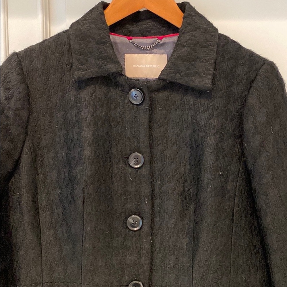 BR Houndstooth Pea-coat - Picture 5 of 10
